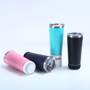 16oz/20oz Smart Wireless en acier inoxydable Bluetooth Music Speaker Tumbler Car Mug Vacuum Flask avec décapsuleur - Product Image 3