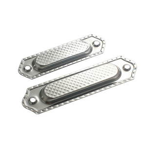 Stainless Steel Bar Handle Concealed Wardrobe <b>Drawer</b> Antirust Minimalist Design - Product Image 2