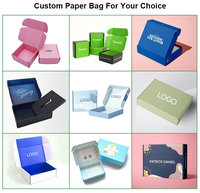Boîtes en carton ondulé biodégradables marron et rose pour emballage, expédition et cadeaux, personnalisables avec logo, vente en gros