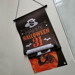 Bannière de porte d'entrée Halloween « Trick or Treat » pour la décoration de la maison, couplet - Product Image 2