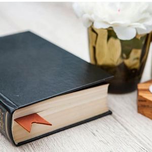 Wholesale Pu Leather Concise Modern Student Page Markers Special Portable <b>Bookmark</b> Gift for Read Lovers - Product Image 4
