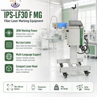 Marqueur laser à fibre IPS-LF30 F MG, machine de marquage laser, système de marquage industriel avec tête rotative à 720 degrés intégrée
