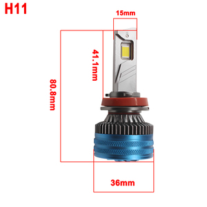 FSYLX K13 X10 240W 6500K Blanco <span class=keywords><strong>H1</strong></span> H4 H7 H8 H11 H13 9004 Faros LED para Auto H19 para Toyota 12V Bombillas Universales para Automóvil - Product Image 3