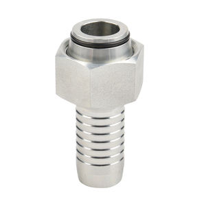 LIUJIN Nouveaux raccords hydrauliques en acier au carbone/acier inoxydable avec garantie d'un an, raccords de tuyau flexibles haute pression, <span class=keywords><strong>JIC</strong></span> métrique - Product Image 1