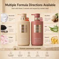 Lotion Tubuh Wangi Niacinamide Private Label 500ml, Lotion Tubuh Melembapkan Beraroma, OEM ODM, Lotion Perawatan Tubuh Custom