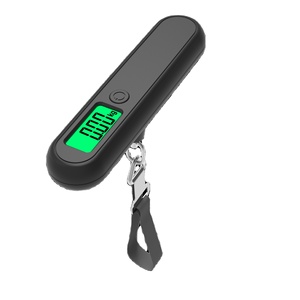 Báscula colgante de ABS negra Digital portátil de 50kg, pantalla LCD, báscula electrónica para equipaje de viaje, gran oferta de fábrica, pesaje colgante de 0,01 kg - Product Image 1