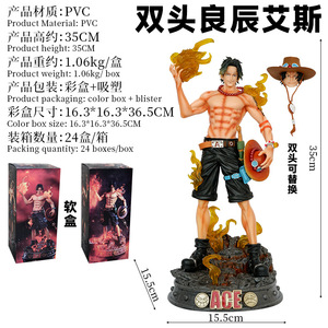 NUEVO 2023 Figura de Acción de Anime de Alta Calidad de 35 cm de Tamaño Pequeño de LC Studio D <span class=keywords><strong>Ace</strong></span> de <span class=keywords><strong>One</strong></span> <span class=keywords><strong>Piece</strong></span> - Product Image 2