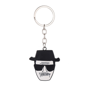 Nuovo Portachiavi in Lega di Zinco con Ritratto di <span class=keywords><strong>Heisenberg</strong></span> della Serie TV Americana Breaking Bad, Ciondolo Decorativo Impermeabile - Product Image 4