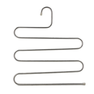 Móc Treo Quần Hình Chữ S Móc Treo Kim Loại Loại 5 Lớp Chữ S Đa Năng Móc Treo Quần Áo Tiết Kiệm Chữ S Kỳ Diệu - Product Image 1