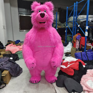 Costume da Mascotte Gonfiabile per Adulti del Personaggio dei Cartoni Animati <span class=keywords><strong>Orso</strong></span> <span class=keywords><strong>Masha</strong></span>, Colore Marrone Scuro, in Vendita - Product Image 4
