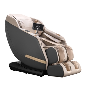 Fabbrica di vendita a buon mercato fabbrica diretta sedia da massaggio elettrico rilassare il corpo grigio albicocca corpo intero sedia da massaggio elettrico - Product Image 5
