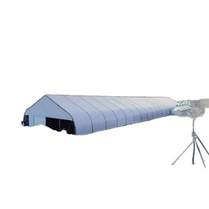 Tente de stockage temporaire Schutz, structure en alliage d'aluminium, bâche en PVC, grand espace, entrepôt, atelier, abri rectangulaire, installation manuelle - Product Image 4
