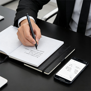 สมาร์ทเพน กระดาษ-หน้าจอซิงโครไนซ์ สมาร์ทแฮนด์ริตติ้ง ของขวัญสมาร์ทแฮนด์ริตติ้ง สมุดบันทึกสมาร์ทแฮนด์ริตติ้ง สมุดบันทึกสมาร์ทที่ปรับแต่งได้ - Product Image 1