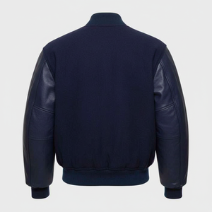 Nouvelle veste universitaire pour homme 2025, style baseball, 100% laine, écologique, coupe-vent, logo personnalisé, hiver - Product Image 1