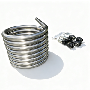 Bobina de Intercambio de Calor de Acero Inoxidable de 38 mm 304 para Calentamiento de Agua con Leña, para Bañeras de Hidromasaje Exteriores y Calentamiento de Tanques - Product Image 2