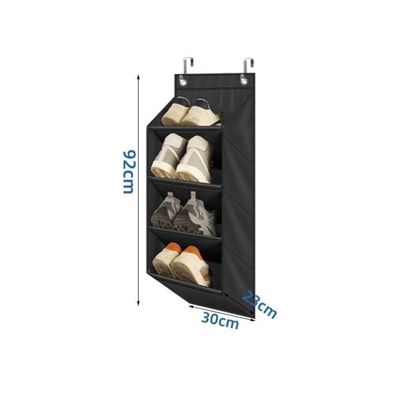 ผ้าอ็อกซ์ฟอร์ด - แคบ - 4 ชั้น - สีดำ