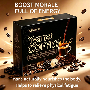 กาแฟผงเพิ่มพลังสำหรับผู้ชาย OEM ODM สูตรเฉพาะ 100 กรัม 20 ซอง ผสมสมุนไพรแบบดั้งเดิม เครื่องดื่มสำเร็จรูปเพื่อสุขภาพประจำวัน - Product Image 5