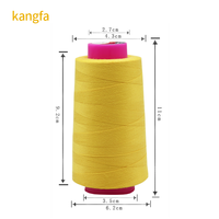 Kangfa 20/2 vente en gros 100% fils à coudre en coton fil à coudre en coton
