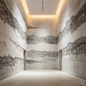 VALIDEA Stuc inorganique écologique à base de ciment grossier 10-40 Mesh, bicomposant, résistant à l'humidité, texture rugueuse, intérieur/extérieur - Product Image 5