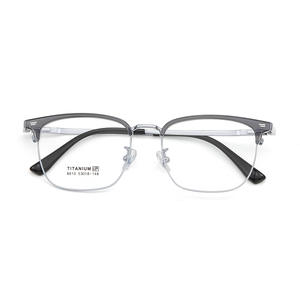 Monture de lunettes élégante et tendance en titane TR, rectangulaire, monture complète, confortable, unisexe, origine Danyang 8610 - Product Image 3