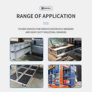 SNEIDA 53mm ancho 24 pulgadas longitud 600mm riel deslizante gris versátil cocina exterior dormitorio baño lavandería salón gimnasio apartamento - Product Image 5