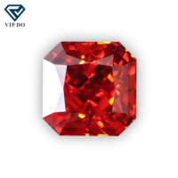 7A-Qualität Quadratisch Geschnittene Crushed-Ice-Cut Mehrfarbige Hochkarätige Diamanten Lose Edelsteine Synthetischer Kubischer Zirkonia CZ-Diamanten