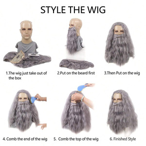 Perruque Dumbledore Cos Perruque Grandalf Dumbledore Perruque Gandalf Halloween - Product Image 6
