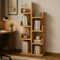 Meuble de rangement et étagère murale simple sur pied pour salon et bureau