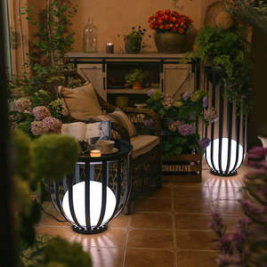 New Style Waterproof Balcony Terrace Flower <b>Shelf</b> <b>Lamp</b> Outdoor Courtyard Lawn <b>Lamp</b> Solar Garden Light - Product Image 4