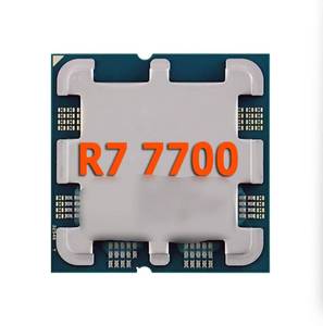 โปรเซสเซอร์เดสก์ท็อป R7 7700 ของแท้ใหม่เอี่ยม 8 คอร์ 16 เธรด 3.8 GHz 12nm L3 3MB ซ็อกเก็ต AM5 ไม่มีพัดลมระบายความร้อน - Product Image 1