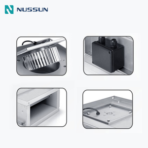 Ventilateur de conduit d'évacuation <span class=keywords><strong>rectangulaire</strong></span> à usage intensif pour parking souterrain, OEM, roulement à billes robuste, faible consommation d'énergie - Product Image 3