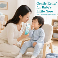 Spray nasal physiologique pour la rhinite, la rhinite allergique, la sinusite, les polypes nasaux, soins quotidiens pour bébés et adultes