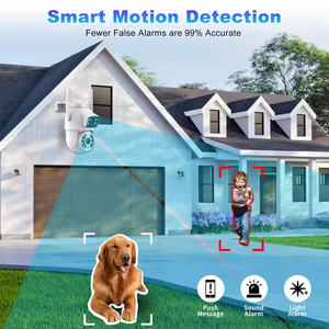 Caméra de sécurité extérieure Wi-Fi/4G LTE à succès avec suivi humanoïde IA, audio bidirectionnel et carte SIM 4G - Product Image 4