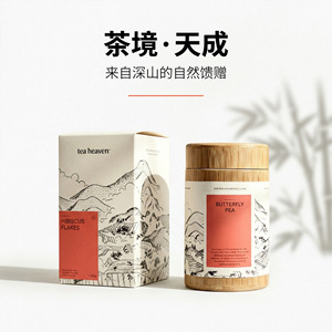 <b>Bamboo</b> Tea Canister Pandan Green Tea Airtight Storage <b>Container</b> With Lid For Tea Gift Packaging - Product Image 5