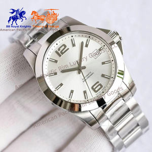 Montre à quartz de luxe pour homme Longnes 2024, bracelet en acier de haute qualité, style sport décontracté tendance, nouvelle arrivée, diamètre pour étudiants, mouvement Ronda - Product Image 6