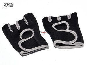 Gants de sport à demi-doigts cyclisme mitaines respirantes Fitness sueur tissu de plongée antidérapant gants d'haltérophilie résistants à l'usure - Product Image 2