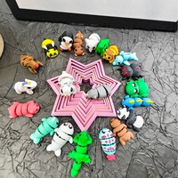 Mini colección de animales pequeños impresos en 3D para Amazon Adornos multicolores populares Animales tipo juguete