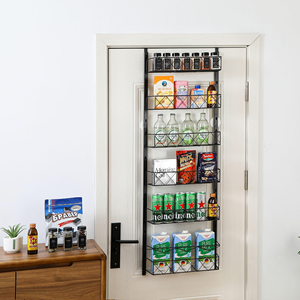 ตะกร้าเก็บของอเนกประสงค์แบบแขวนเหนือประตูตู้ ทำจากเหล็ก - Product Image 3