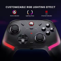 Gamepad Inalámbrico GameSir Cyclone 2 Compatible con Nintendo Switch, iPhone, Android, PC y PS2, Joystick de Arcade