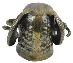 อลูมิเนียมติดผนังรูปสัตว์หัวแกะโลหะ,อุปกรณ์ยึดผนังโลหะสำหรับบ้านและโรงแรม - Product Image 4