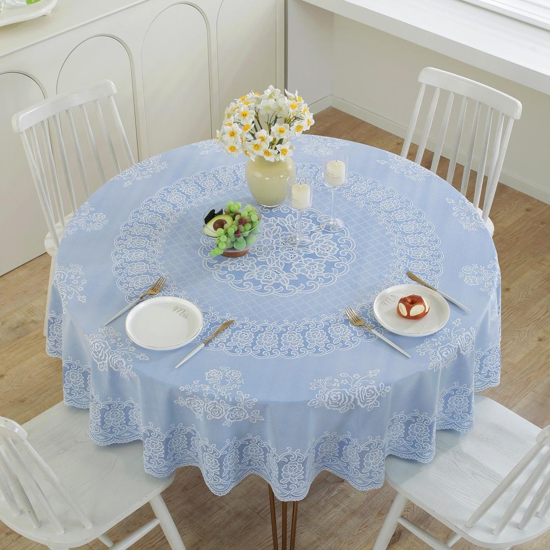 Nappe diamètre 180cm Bleu