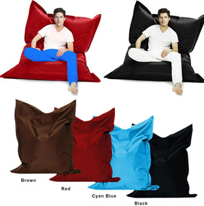 Sofá Cama <span class=keywords><strong>Puff</strong></span> <span class=keywords><strong>Gigante</strong></span> para Exteriores, Impermeable, para Adultos, <span class=keywords><strong>Relleno</strong></span> de Granos, Tela Oxford 600D <span class=keywords><strong>con</strong></span> Revestimiento de PVC - Product Image 1