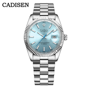 <span class=keywords><strong>CADISEN</strong></span> Nuevo Reloj Mecánico Automático para Hombre, Lujo, Cristal de Zafiro AR, Resistente al Agua, Acero Inoxidable, 8214 Reloj Hombre - Product Image 2