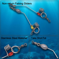 Curseurs de pêche anti-retour plomb poids robuste appât vivant curseur accessoires de pêche pêche en mer Terminal attirail