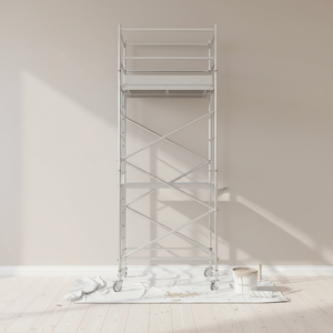 Sistema di Ponteggio Mobile in Alluminio da 6m dal Design Moderno con Scala <span class=keywords><strong>e</strong></span> Piattaforma Andamio - Product Image 4