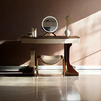 Banc de maquillage et de rangement pour chaussures en fer forgé, style minimaliste italien de luxe léger, pour entrée de maison, tabouret ottoman AL