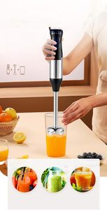 Batidora de mano eléctrica profesional comercial portátil 4 en 1, batidora de varilla de alta resistencia para zumos de frutas, juego HB01 - Product Image 5