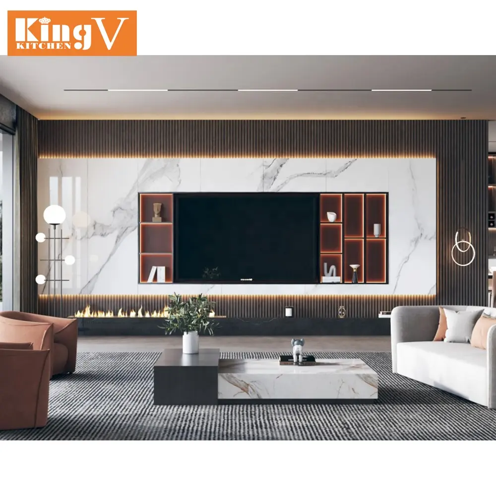 Новая мебель для гостиной, подставка для телевизора, Современная Глянцевая белая Тумба для телевизора с витриной, тумба для телевизора
