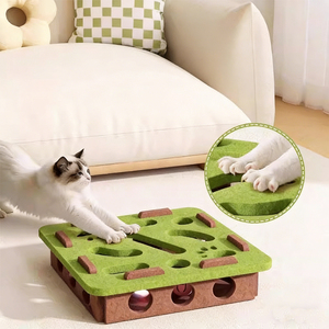 Juguete de Fieltro de Lana Ecológico para Gatos, Juego de Escondidas, Ejercicio y Diversión, Estimula los Instintos de Caza - Product Image 6
