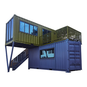 Casa Contenedor Personalizada de 2 Pisos con Diseño Industrial para Uso Comercial en Tiendas - Product Image 1